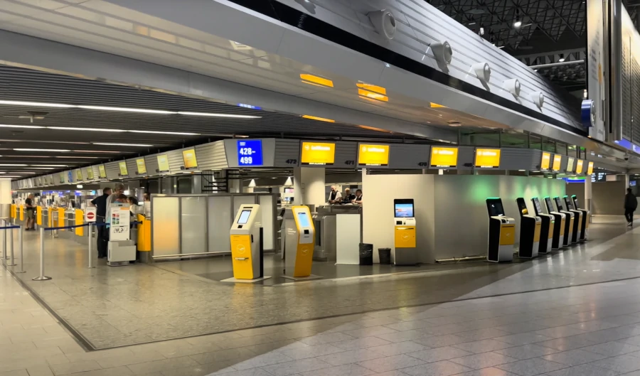 Frankfurt Airport has two passenger terminals.